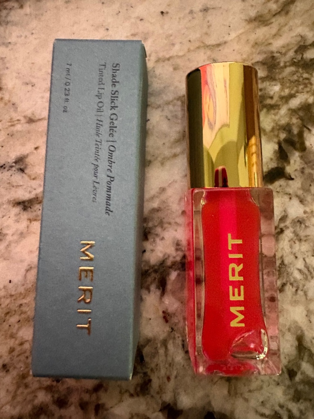 Merit Shade Slick Tinted Lip Oil - Full Sz 0.23 oz - Les Deux